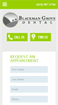 Mobile Screenshot of blackmangrovedental.com